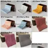 Blankets & Swaddling Summer Newborn Baby Ddling Blankets Tle Cotton Muslim Solid Color Babies Double Layers Soft Blanket Quick Drying Dhf2J