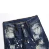 Jeans Men Jean Homme Streetwear rasgou o namorado de calças jeans da marca Trends Brand para Brilho Casual Solid Biker 231227