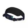 Bérets Néon Champignons Été Air Chapeau De Soleil Visière Protection UV Top Vide Sports Golf Course Casquette De Protection Solaire