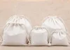 7x9 9x12 10x15 13x18 15x20cm cotton drawstring bag Small Muslin Bracelet Gifts Jewelry Packaging Bags Cute Drawstring Gift Bag P705302290