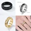 Band Rings Ancient Knot Ring Band Stainless Steel Rotatable Rings Women Men Relieve Hip Hop Fashion Fine Jewelry Drop Delive Dhgarden Dhzby