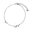 Bracelets porte-bonheur S925 plaqué argent cristal papillon bracelet pour femmes élégant fête de mariage bijoux cadeau Sl190