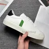 Herrskor avslappnad designer 2024 skor Paris svart vit campo kromfri läder sneaker extra paros kvinnor sko emeraude matcha naturliga ouro röda kvinnliga tränare