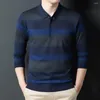 Men's Casual Shirts Turn-down Collar Chic Slim Spring T-shirt Long Sleeve Men Shirt Business For Work