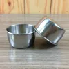 Geschirrssätze 6 Stcs Saucenbehälter Diping Cups Mini messen Gewürzplattensalatbehälter