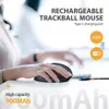 Protoarc EM01 Bluetooth Wireless Trackball Mouse ładowne myszy RGB ergonomiczne myszy 24G dla komputera iPad Mac Windows 231228