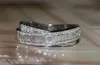 925 Sterling Silver Rings Fahion Designer smycken Kvinnliga diamanter ringer för kvinnors hiphop med 511 storlekar kedjeringar2543798