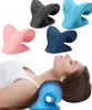 Neck Shoulder Stretcher Relaxer Cervical Chiropractic Traction Device Pillow for Pain Relief Cervical Spine Alignment Gift Adjust 6065505