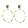 Orecchini per donne Big Circle Gold Colore Gold Orecchini in acciaio in acciaio Orecchini Fasci Fashion Fashion Gioielli Whole Gifts Christmas267e