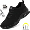 Safety Shoes Men Steel Toe Work PunctureProof Sneakers Indestructible Sefety Boots Male 231225