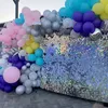 18pcs Golden Sequin Backdrop Panels for Wedding Party Baby Shower Background Wall Decor Shimmer Laser Backdrops 231227