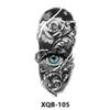 Makeup Little Fresh New Tattoo Sticker for Men and Women Wolf Animal Flower Black White Colored