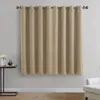 Curtain Tan Textured Woven Blackout Panel 50 "x 63"