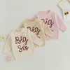 0-6Y Automne Hiver Enfants Chandails Chauds Enfants Vêtements En Tricot Pulls Tops Enfant Bébé Fille Garçon Lettre Chandails De Broderie Vêtements 231228