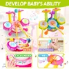 Kids Drum Set Toddlers Musical Baby Educational Instruments Toys for Girl Microphone Learning Activities Gifts 231228