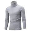 Herfst Winter Heren Coltrui Heren Breien Truien Rollneck Gebreide Trui Warme Mannen Jumper Slim Fit Casual Trui 231228