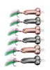 Lours de pêche à la cuillère Vib Metal Jig Bait Casting Pinker Pinker Spinners with Feather Hooks for Trout Bass Spinner BAITS5110205