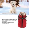 Hondenkleding Warme jas Reflecterend puppyvest Jack Winddicht Dikker winterkleding voor huisdieren met verstelbaar harnas