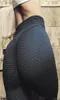 Scrunch Booty Workout Women Yoga Pants Elastic Jaquard Textured Leggings For Droper Plus Size Black Fitness SXA59601936