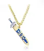 Toute la légende de Zelda épée collier amovible maître pendentif épée du ciel doré avec gaine collier bijoux de mode Souvenirs8207773
