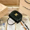 Luxury Designer Bags Arc de Triomphe Leather Simple Saddle Bag for Women 2024 New Fashion Spring/Summer Miniature Handheld Half Round Crossbody Bag