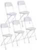 New Plastic Folding Chairs Wedding Party Event Chair Commercial White GYQ6235441