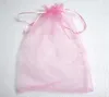 100 pezzi grandi sacchetti per imballaggio in organza portaconfetti sacchetti per gioielli bomboniere regalo per feste di Natale 20 x 30 cm 78 x 118 pollici3721116