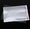 100 шт. много закрывающихся целлофановых полиэтиленовых пакетов OPP, толстая прозрачная одежда, упаковка для одежды, сумка для хранения, конверт, подарочная упаковка7692511