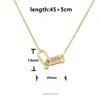 High Quality Tifannissm 18k Gold OT Holiday Gift Bracelet Jewelry HECHENG Horseshoe shaped Necklace Earrings Set Micro Zi With Original Box