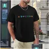 Mens Tank Tops Male Top Tees Summer Tshirt Genshin Impact Elements T-Shirt Cute Clothes Graphics T Shirt Short Sleeve Rop Delivery App Otk7U