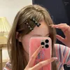 헤어 클립 mxme 달콤한 쿨 스타 뼈 머리핀 3d barrettes 여자를위한 선물