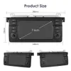 CarPlay 8G+128G Android Car Radio GPS for E46 M3 Rover 75 Coupe 318/320/325/330/335 Multimedia Navigation WiFi Stereo RDS BT