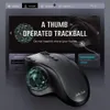 SeenDa Trackball souris bluetooth 24g double Mode Rechargeable sans fil pour PC Mac ordinateur portable tablette Gamer Mause 231228