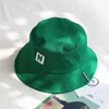 2018 chapéu de balde verde chapéus de pescador homens mulheres exterior verão rua hip hop dançarino algodão panamá cidade hat8634951