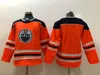 Maillots de hockey des Oilers d'Edmonton 97 Connor McDavid 29 Leon Draisaitl 19 Mikko Koskinen