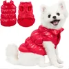 Köpek giyim 10 renk Pet kış kıyafetleri sıcak şık kalınlaşmış yelek küçük büyük aksesuarlar için kedi oyuncaktır