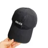 Ball Caps Luxe Designer Hoed Letter Baseball Cap Damespetten Manempty Borduurzonnehoeden Mode Vrijetijdsontwerp Blokhoed 10 kleuren Geborduurd Gewassen Zonnebrandcrème P