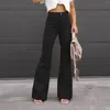 Women's Pants 2024 Corduroy Solid Color High Waist Fashion Flared For Women Y2k Streetwear Female Aesthetic Sexy Skinny