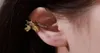 Ushaped Little Bee Ear Cuffs Women Single Insect Alloy Ear Bone Clip European Retro Old Metal Animal No Piercing Clips Earrings F8419066