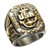 Bague en acier inoxydable 316L du Corps des Marines, anneau d'ancre d'aigle, bijoux à la mode pour hommes, cadeau d'anniversaire, taille 7-13224Q