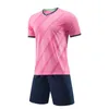 Uniforme de futebol personalização camisa de treinamento roupas verdes adultos e crianças conjuntos de roupas de futebol manga curta 231227
