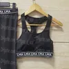 Mulheres esportivas conjunto de sutiãs sem fio sutiã recortado tanques leggings verão sexy casual ginásio yoga regatas calças roupas