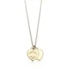 Moda 925 prata esterlina tiffanine clássico designer feminino romântico colar pingente coração grânulo corrente rosa ouro jóias noivado presente de luxo
