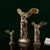 Winged Victory of Samothrace Retro Goddess Staty Tillbehör vardagsrum Interiörbok Hylldekor Presentkontor Diskdekoration 231228