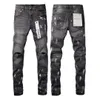 Designer Jeans Brand men women Slim pants jeans summer Ripped hole hight quality Rock motobiker jean modern Denim Embroidery pattern skinny Zipper Trousers