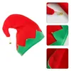 Berets Christmas Hat Style Red And Green Velvet Bell Holiday Party Headwear Accessories Gorros Invierno Mujer Cap