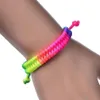 Bracelet porte-bonheur pour filles, 100 pièces, perles en corde rouge de chine, Style National, chaîne Kabbale tressée, bracelets d'amitié réglables 2810