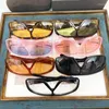 Güneş Gözlüğü Tasarımcı Marka Dayanıklı Şık Ağ Ünlüleri Kadın Erkekler Spor Cam Gözlükleri UV400 F965