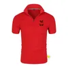 T Shirt for Summer Golf Fashion Brand Rabbit Print Men's Lapel Short Sleeved Man Polo Collar T-shirt Designer Clothes Men