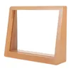 Frames Glass Picture Frame PO Desktop Durable Oeuf Vertical pour le support de la maison